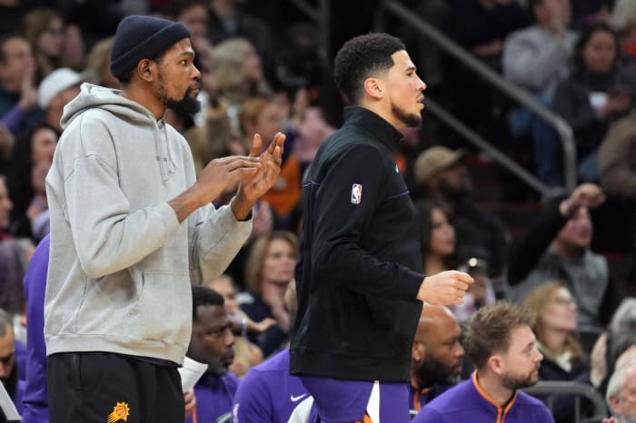 F Kevin Durant and G Devin Booker have yet to play with each other since the trade. With Durant's return next Wednesday, the Suns will have around 20 regular season games to find a groove before the playoffs hit.